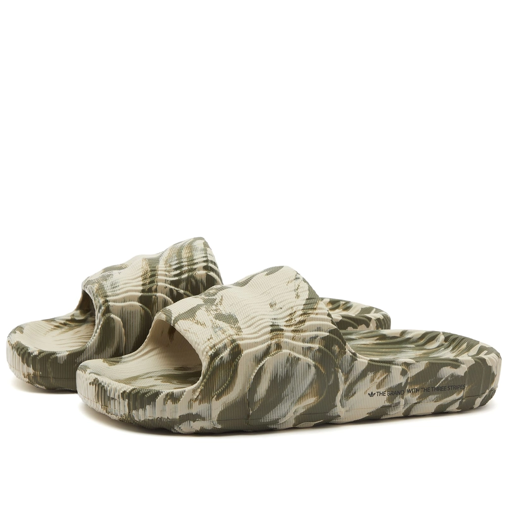 Adidas Originals Adilette 22 Beige/Olive/Core Black